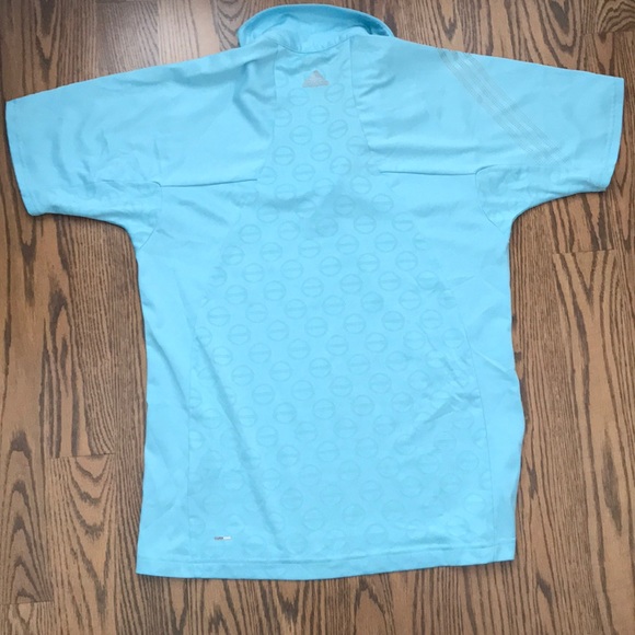 Adidas Men’s Light Blue Golf Polo - Picture 2 of 8